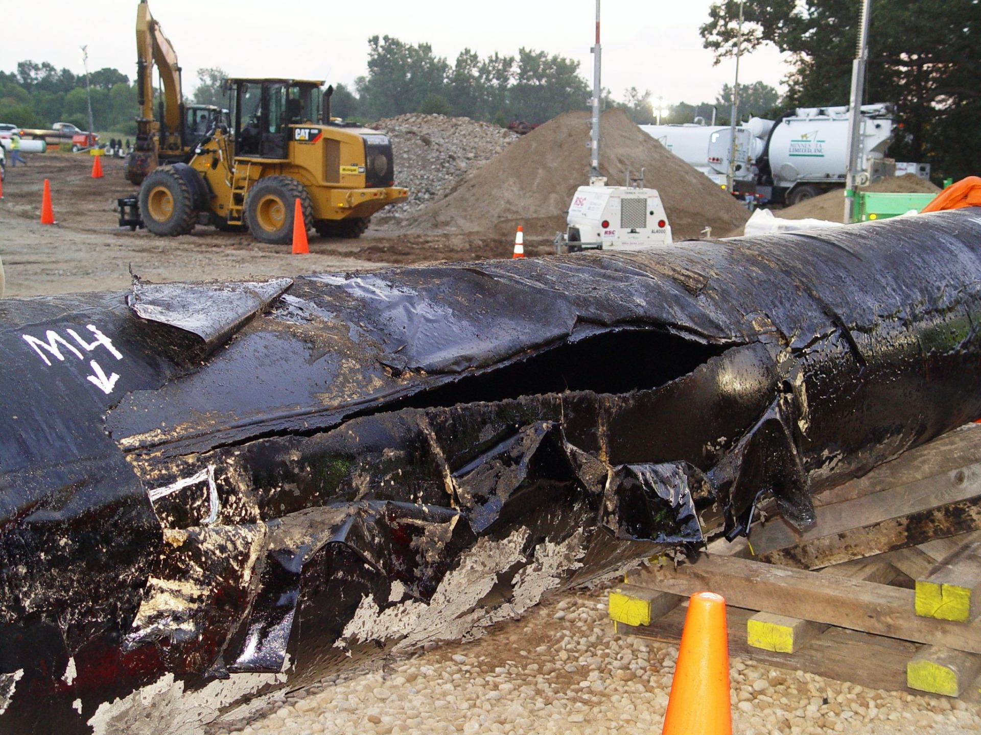 Kilyukadt olajvezeték Michiganben